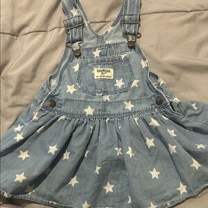 OshKosh B'gosh Denim Dress with White Stars